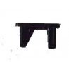 Cabochon PVC noir de renfort latéral