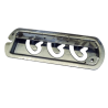 Support de barres de recul plaque coulissante Gauche